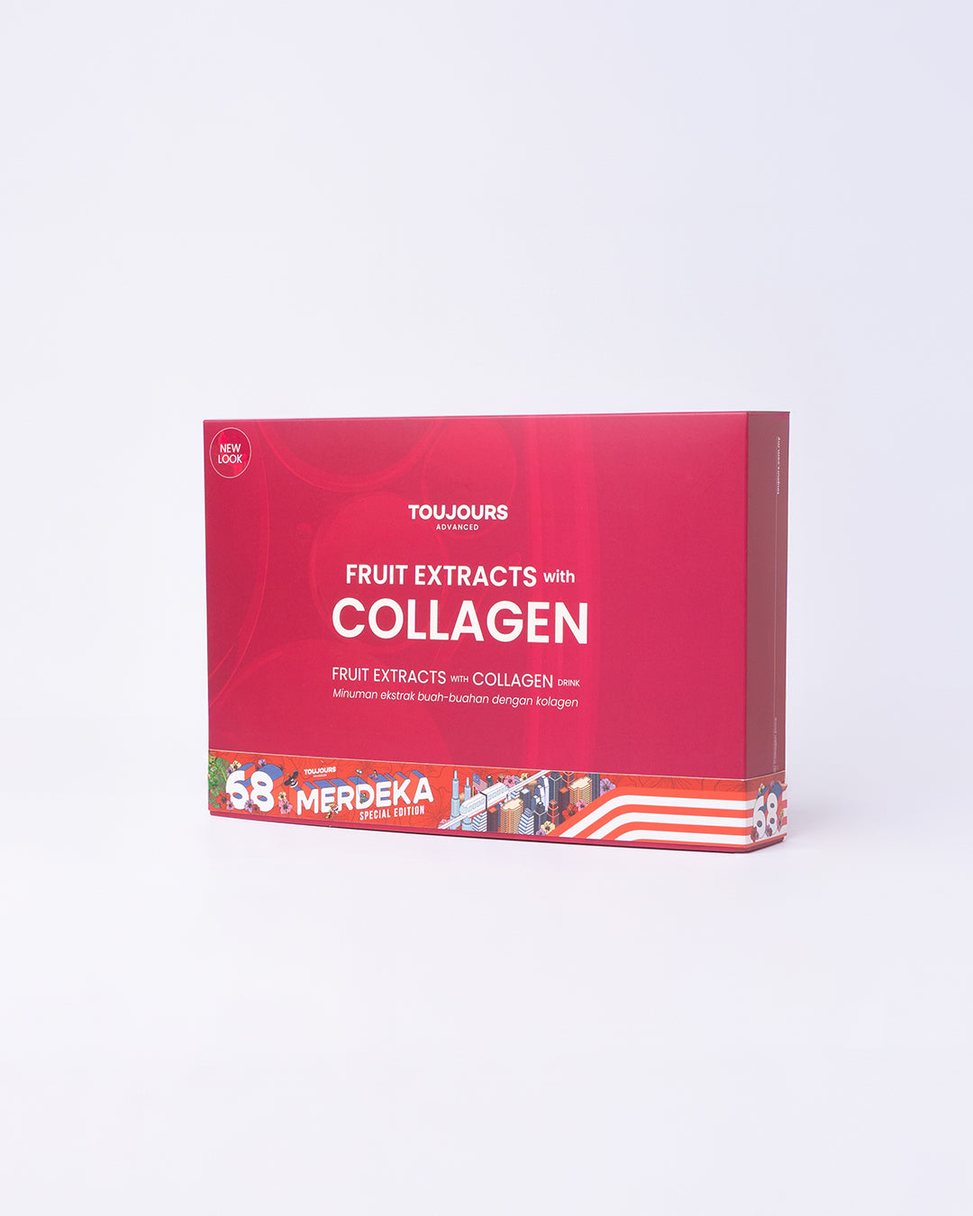 Toujours Advanced Fruit Extracts with Hydrolyzed Collagen Peptide Drink (30 Sachets)