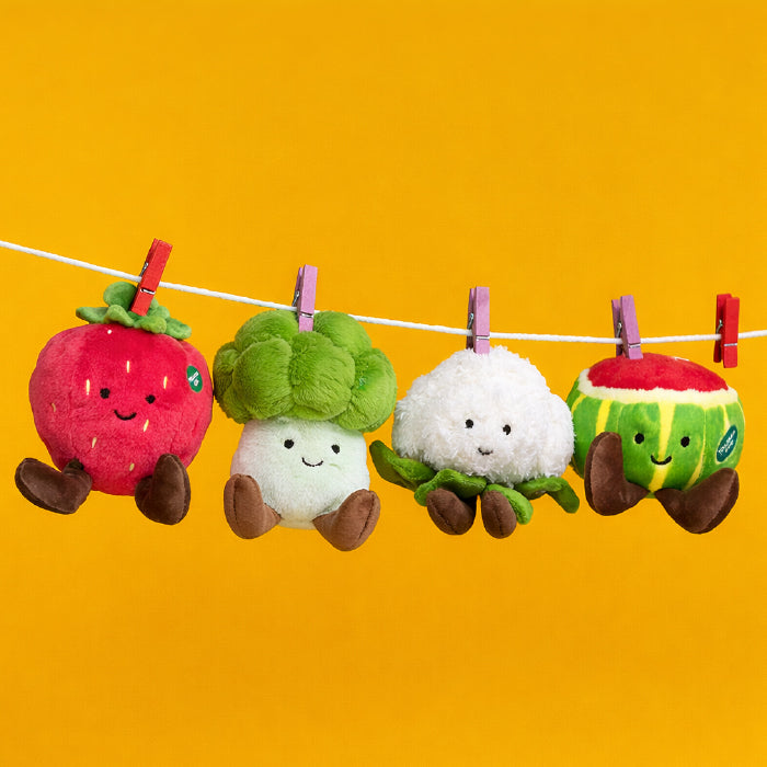 Toujours Kids Vegetable & Fruit Plushie