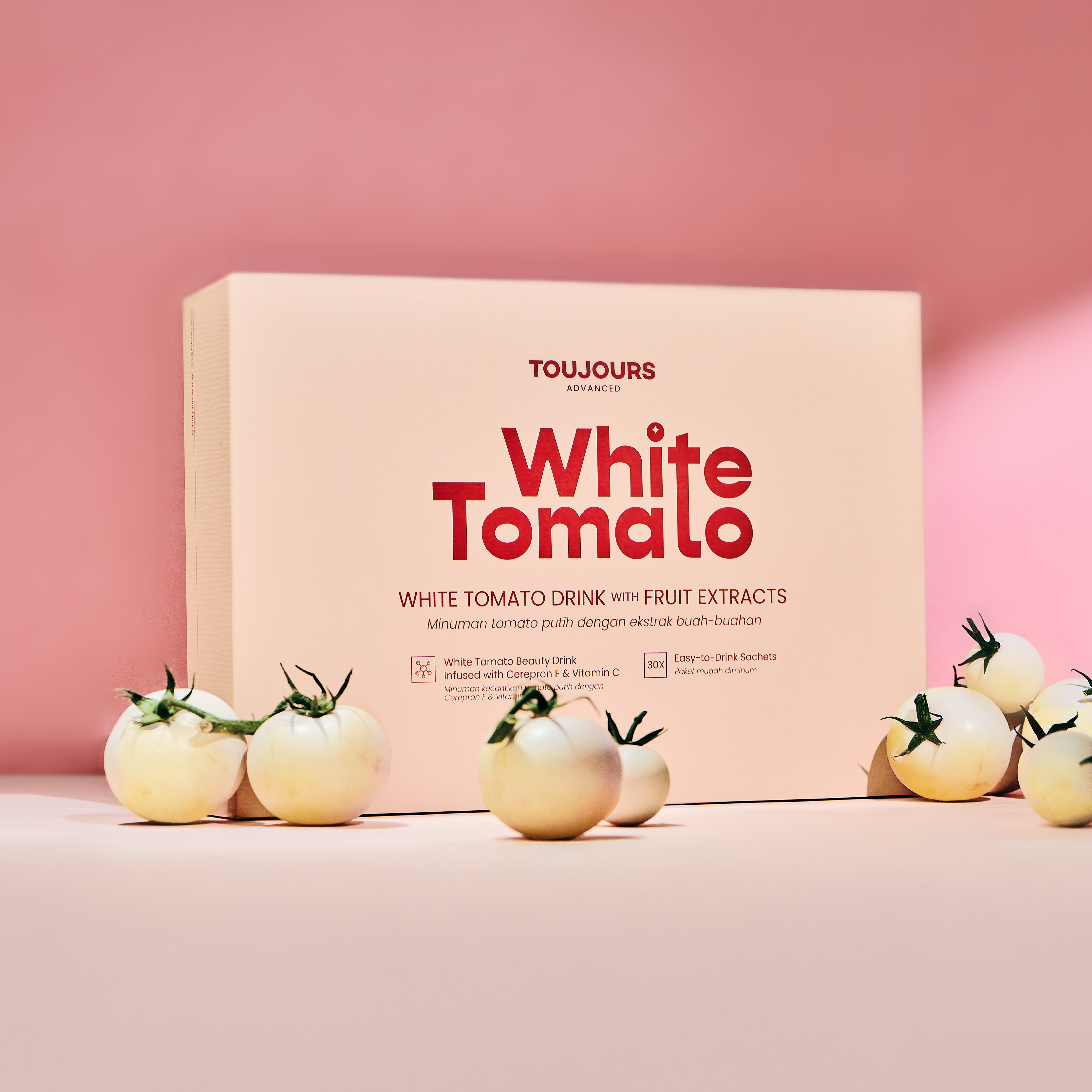 Toujours Advanced White Tomato with Fruit Extracts Drink (30 Sachets)