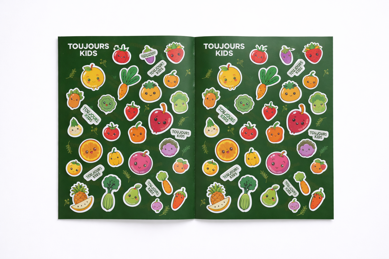Toujours Healthy Coloring Book
