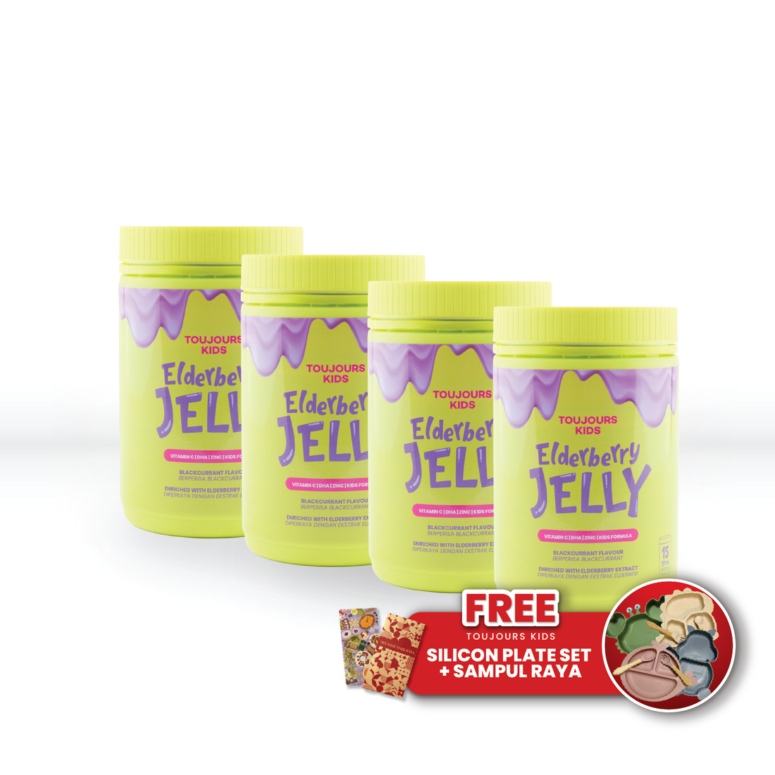 Happy Healthy Bundle - Toujours Kids Elderberry Jelly (4)