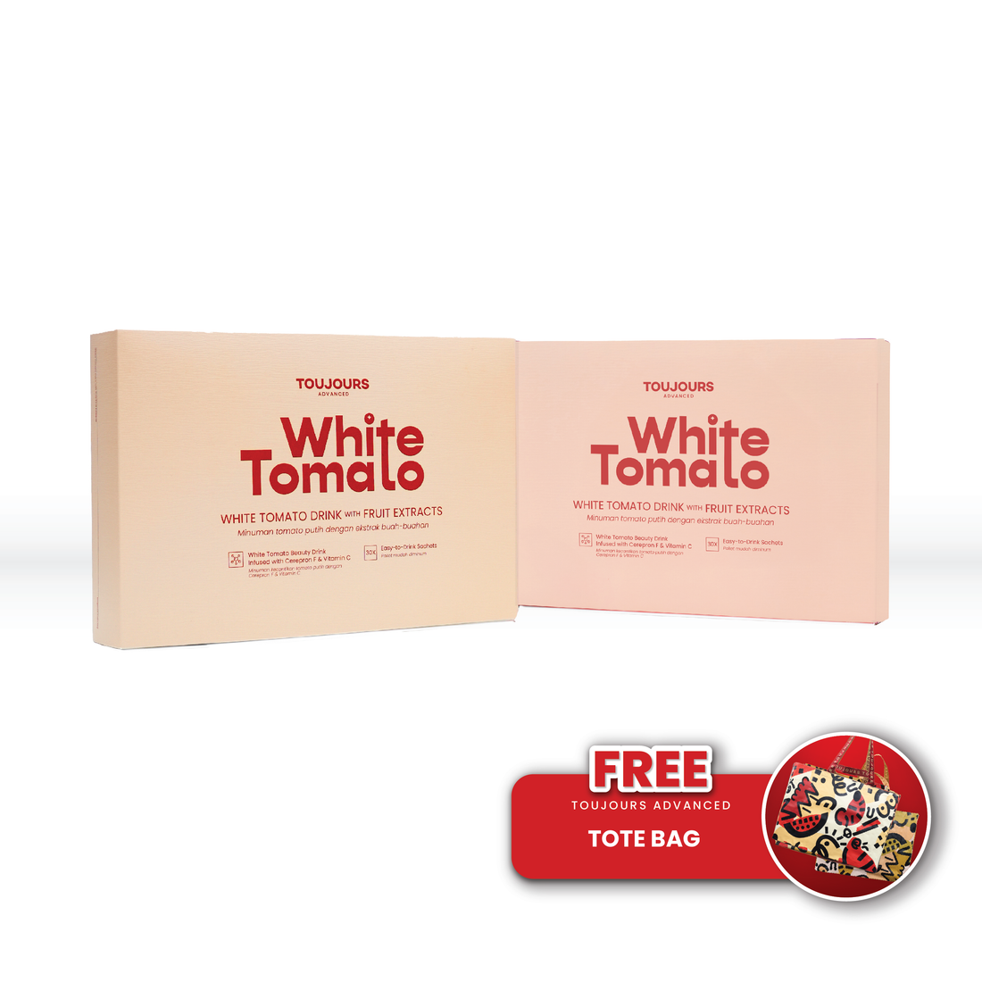 Booster Glow 3 - 2 x Toujours Advanced White Tomato (30 Sachets)