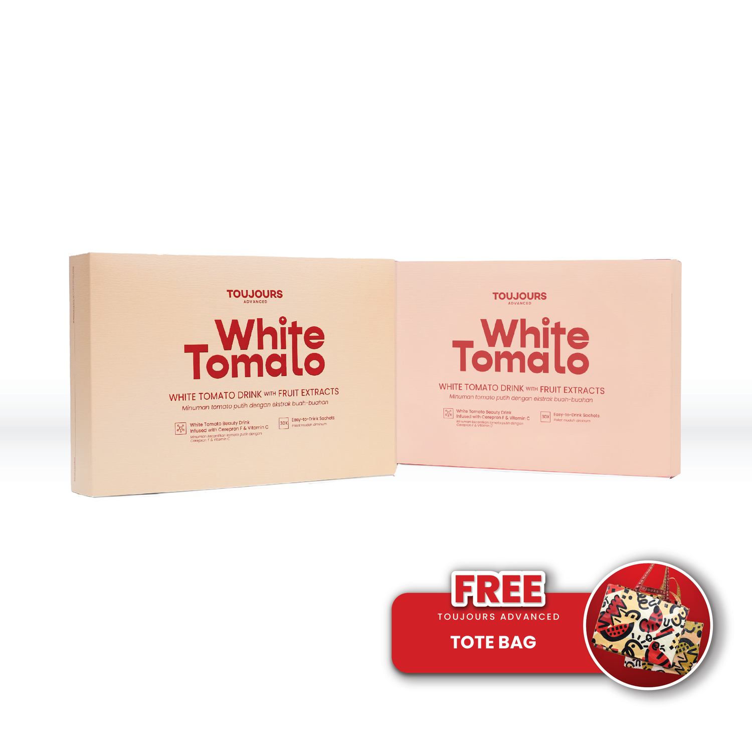 Booster Glow 3 - 2 x Toujours Advanced White Tomato (30 Sachets)