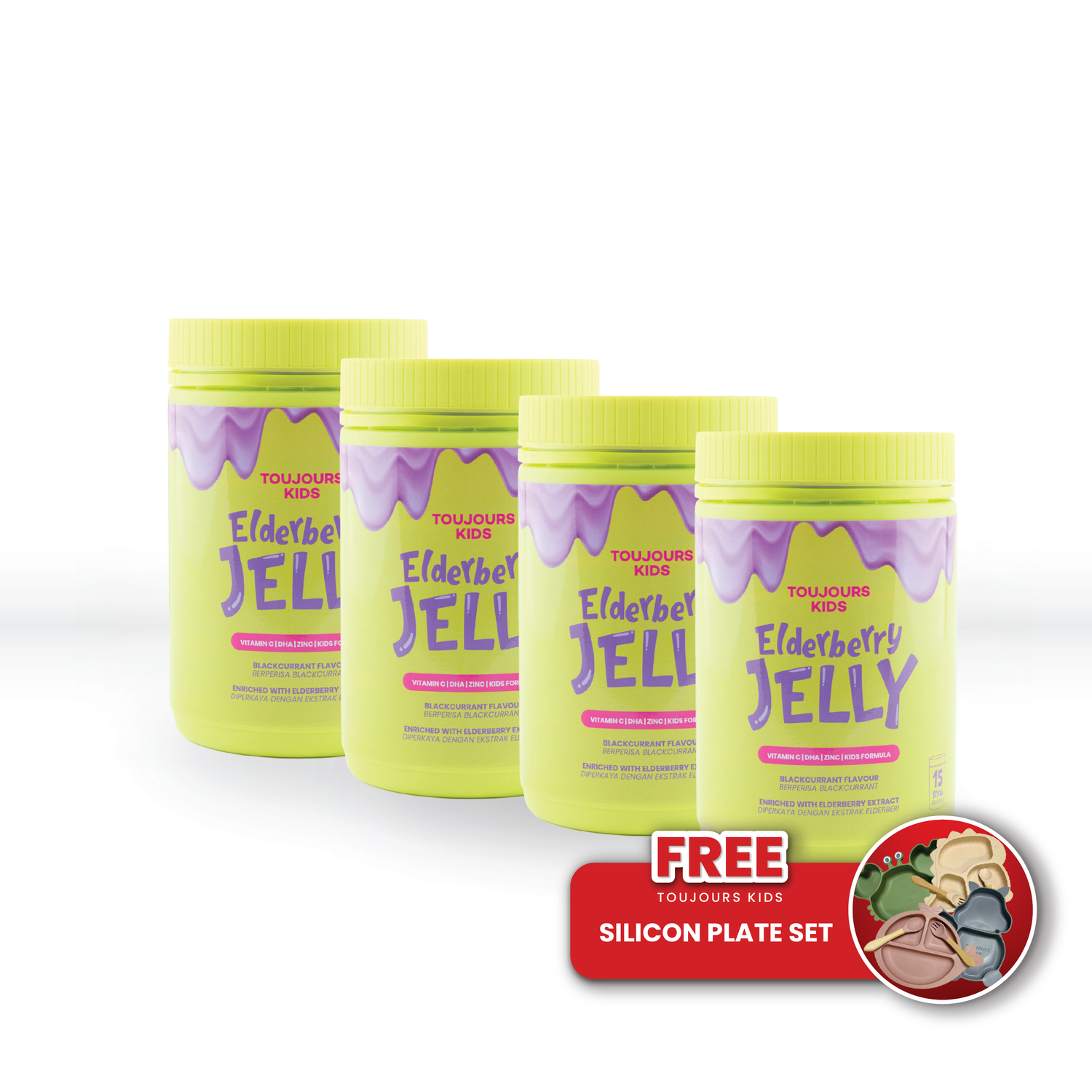Happy Healthy Bundle - Toujours Kids Elderberry Jelly (4)
