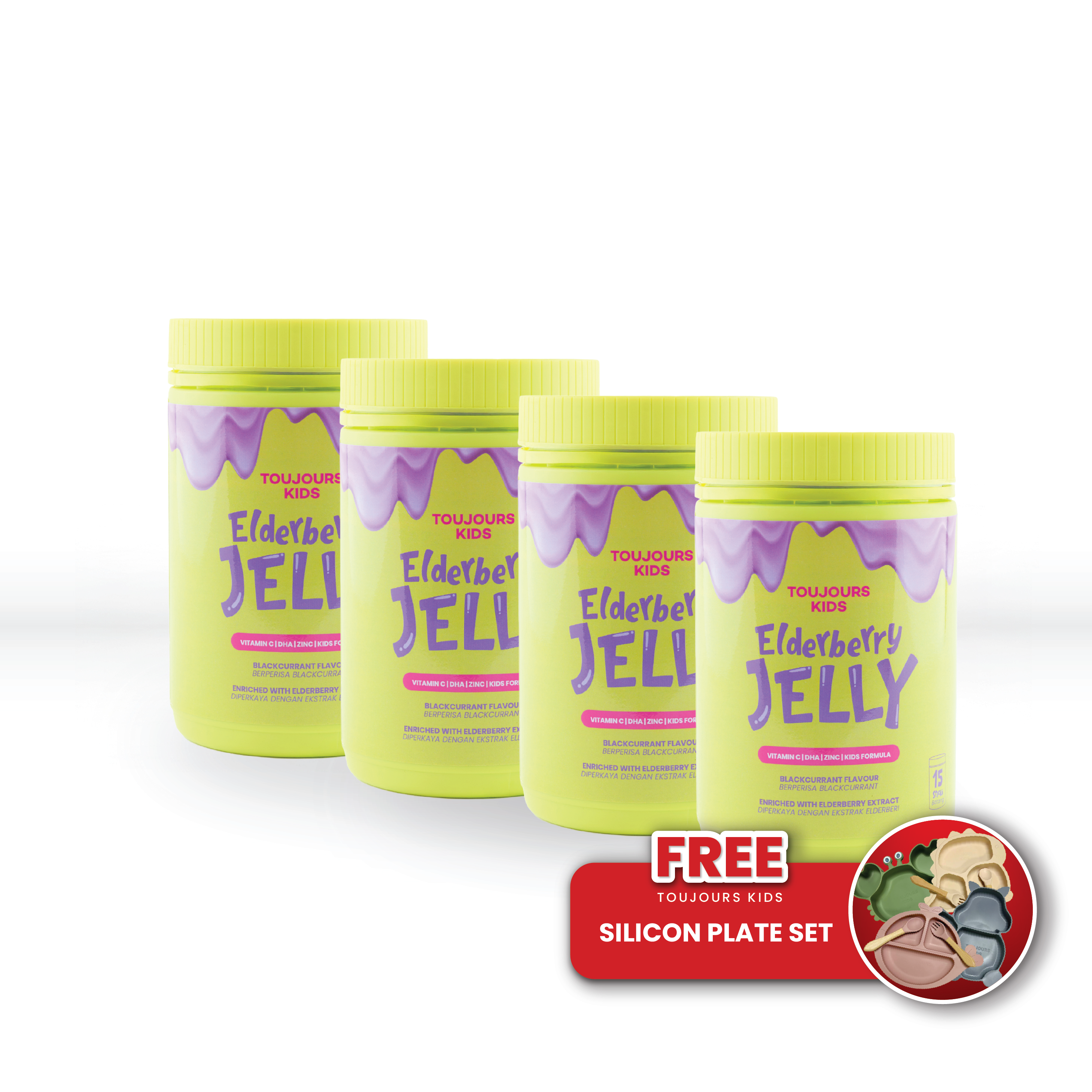 Happy Healthy Bundle - Toujours Kids Elderberry Jelly (4)